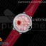 AF공장 까르띠에 발롱블루 33MM 스틸 레드다이얼 레드악어가죽스트랩 Ballon Bleu 33mm SS Red Dial on Red Leather Strap Cal.076