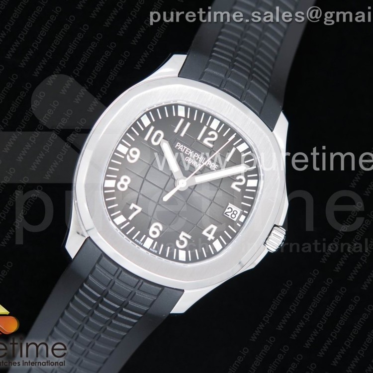 JJ공장 파텍필립 아쿠아넛 5167 스틸 그레이다이얼 블랙러버스트랩 Aquanaut 5167A SS Gray Dial on Black Rubber Strap 324CS