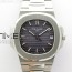 PP공장 V4 노틸러스 점보 그레이다이얼 브레이슬릿 Nautilus Jumbo 5711 Super Replication Gray Textured Dial on SS Bracelet PPF324