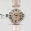 V6공장 까르띠에 발롱블루 드 까르띠에 33mm 핑크자개판 오토메틱 BALLON BLEU 33MM SS PINK MOP DIAL ON SS PINK LEATHER STRAP SEIKO NH05A