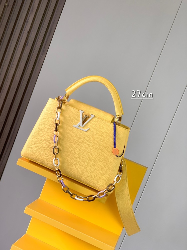 루이비통 카퓌신 토트백 옐로우 M21798, M21634, M21652