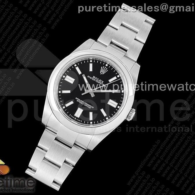 GM공장 오이스터 41미리 블랙다이얼 3230 Oyster Perpetual 41mm 124300 GMF 1:1 Best Edition 904L Steel Black Dial on SS Bracelet SA3230