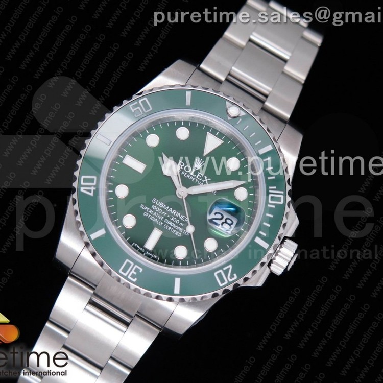 DJ공장 롤렉스 904L 서브마리너 그린 Submariner 116610 LV Green Ceramic 904L SS Bracelet