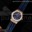 HB공장 클레식퓨전 45미리 로골 블루다이얼 거미스트랩 Classic Fusion 45mm RG HBF 1:1 Best Edition Blue Dial on Blue Gummy Strap A2892