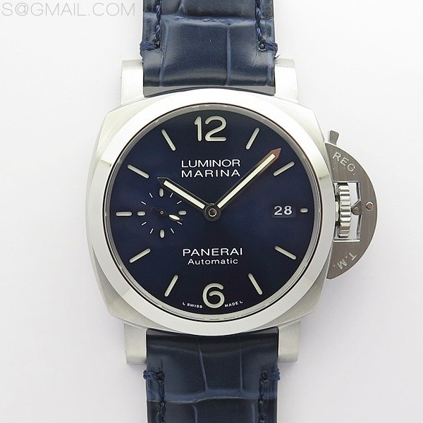 VS공장 파네라이 PAM1393 블루다이얼 가죽스트랩 PAM1393 VSF 1:1 Best Edition Blue Dial on Blue Leather Strap P.9010 Clone