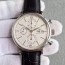 3A공장 IWC 포르토피노 크로노그래프 스틸 화이트다이얼 엘리스트랩