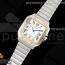 3K공장 까르띠에 산토스 드 까르띠에 40 로즈골드콤비 브레이슬릿 Santos de Cartier 40mm SS 3KF 1:1 Best Edition White Dial RG Bezel on SS Bracelet MIYOTA 9015