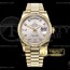 BP공장 롤렉스 데이데이트 36 옐로우골드 금통 실버다이얼 브레이슬릿 DayDate 36mm Flt Pres YG/YG Slv Wht Diam BP Asia 2836