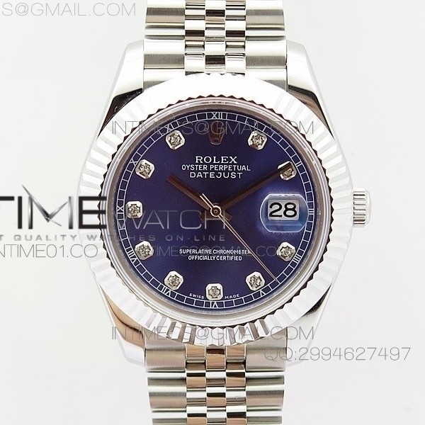 BP공장 V2 롤렉스 데이저스트2 스틸 블루다이얼 다이아인덱스 Rolex DateJust2 SS&Blue Dial Diamond Index 신형브레스렛