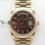BP공장 롤렉스 데이데이트 40미리 로골 브라운다이얼 2836 Day-Date 40mm 228239 BP New Dial Version 904 RG Brown Stick Markers Dial on RG President Bracelet A2836