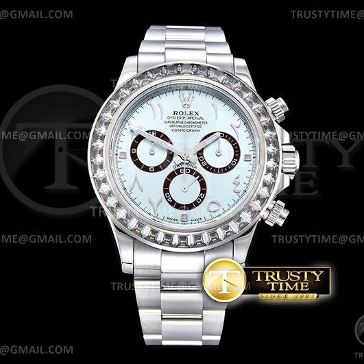 BP공장 아이스토나 Daytona 116506 Diam SS/SS Arab I-Blue BPF A7750