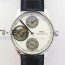 IWC 포르투기저 플라잉 투어빌론 스틸 화이트다이얼 2서브다이얼 가죽스트랩 IWC PORTUGUESE FLYING TOURBILLON SS WHITE DIAL 2 SUB DIALS ON BLACK LEATHER STRAP