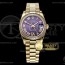 BP공장 롤렉스 데이저스트 31 옐로우골드금통 퍼플다이얼 브레이슬릿 DJ Midsize 31mm Pres Diam YG/YG Purple Rmn BP A2824