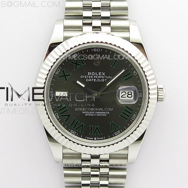 VR공장 롤렉스 데이저스트 41 그레이다이얼 3235 DateJust 41MM 126334 904L SS VRF 1:1 Best Edition Gray Dial Roman Markers on SS Jubilee Bracelet A3235