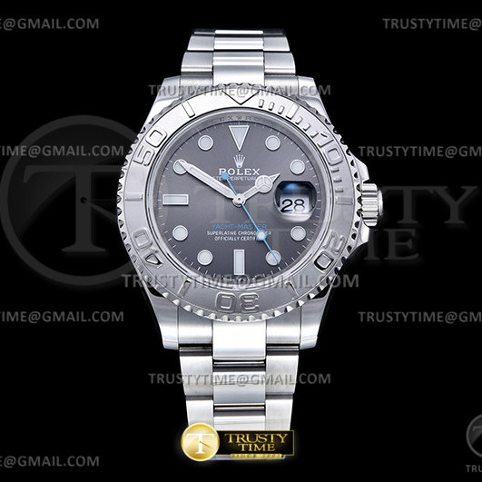 EW공장 롤렉스 요트마스터 40 다크로듐 그레이다이얼 브레이슬릿 YachtMaster 116622 40mm 904L SS/SS D-Grey EWF A3235