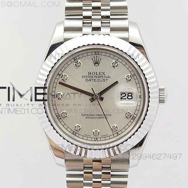 BP공장 V2 롤렉스 데이저스트2 스틸 실버다이얼 다이아인덱스 Rolex DateJust2 SS&Silver Dial Diamond Index 신형브레스렛